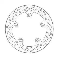Δισκόπλακα MOTO-MASTER BRAKE ROTOR FIX ROUND SUZUKI SV 650 ABS 23 Δισκόπλακα MOTO-MASTER BRAKE ROTOR FIX ROUND SUZUKI SV 650 ABS 23