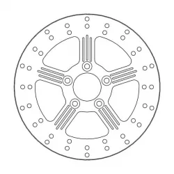 Δισκόπλακα MOTO-MASTER BRAKE ROTOR FIX ROUND L/R Harley Davidson FXLRS 1923 ABS 22-23 Δισκόπλακα MOTO-MASTER BRAKE ROTOR FIX ROUND L/R Harley Davidson FXLRS 1923 ABS 22-23