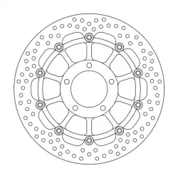 Δισκόπλακα MOTO-MASTER HALO FRONT DISC TRIUMPH ROCKET III 2300 ABS