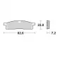 Τακάκια φρένων MOTO-MASTER BRAKEPAD 091211. thumb