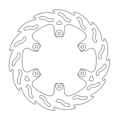 Δισκόπλακα MOTO-MASTER BRAKE ROTOR FIX FLAME KTM SMC 690 R ABS 23