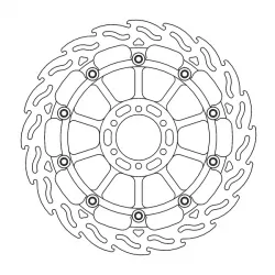 Δισκόπλακα MOTO-MASTER BRAKE ROTOR FLOAT FLAME R APRILIA	TUONO V4 1100 RR ABS 22-23
