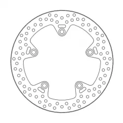 Δισκόπλακα MOTO-MASTER BRAKE ROTOR FIX ROUND SUZUKI	GSX-S 1000 S ABS 23