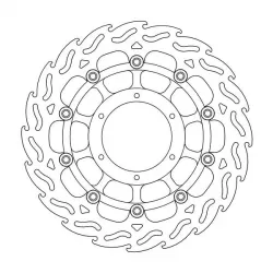 Δισκόπλακα MOTO-MASTER MOTO M.FRL FLAME HON ST13
