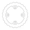 Δισκόπλακα MOTO-MASTER BRAKE ROTOR FIX WAVE GAS GAS EX 300 23