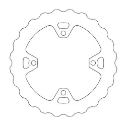 Δισκόπλακα MOTO-MASTER BRAKE ROTOR FIX WAVE MUD KAWASAKI KX 250 22-23