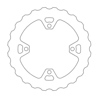 Δισκόπλακα MOTO-MASTER BRAKE ROTOR FIX WAVE GAS GAS EX 300 23