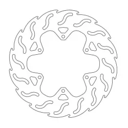 Δισκόπλακα MOTO-MASTER BRAKE ROTOR FIX FLAME RIGHT PIAGGIO MP3 400 ABS 23 Δισκόπλακα MOTO-MASTER BRAKE ROTOR FIX FLAME RIGHT PIAGGIO MP3 400 ABS 23