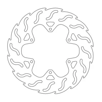 Δισκόπλακα MOTO-MASTER BRAKE ROTOR FIX FLAME RIGHT PIAGGIO MP3 400 ABS 23