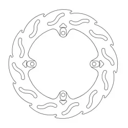 Δισκόπλακα MOTO-MASTER BRAKE ROTOR FIX FLAME LEFT MV AGUSTA	RUSH 1000 ABS 23