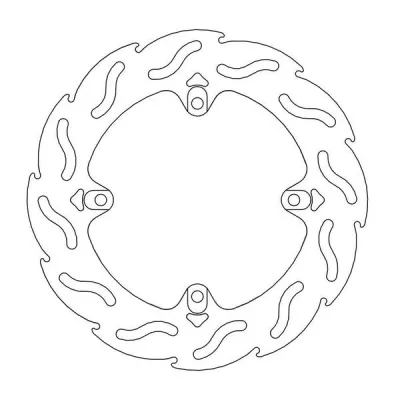 Δισκόπλακα MOTO-MASTER BRAKE ROTOR FIX FLAME LEFT MV AGUSTA	RUSH 1000 ABS 23