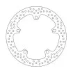 Δισκόπλακα MOTO-MASTER BRAKE ROTOR FIX ROUND L/R BMW K 1600 GRAND AMERICA ABS 23 thumb