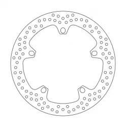 Δισκόπλακα MOTO-MASTER BRAKE ROTOR FIX ROUND L/R BMW K 1600 GRAND AMERICA ABS 23