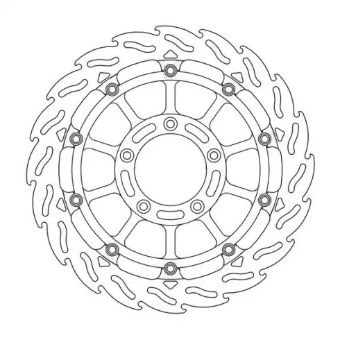 Δισκόπλακα MOTO-MASTER FLAME RACE FR RIGHT 5 5mm RUSH 1000 ABS Δισκόπλακα MOTO-MASTER FLAME RACE FR RIGHT 5 5mm RUSH 1000 ABS