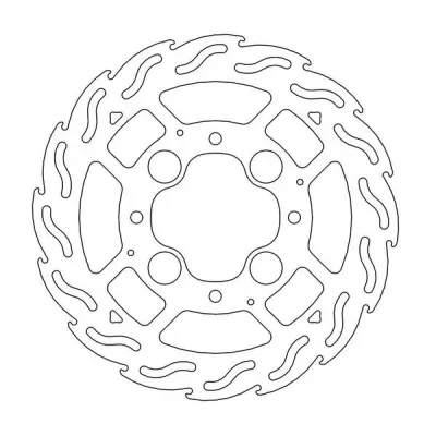 Δισκόπλακα MOTO-MASTER BRAKE ROTOR FIX FLAME HONDA	VFR 800 X ABS 20