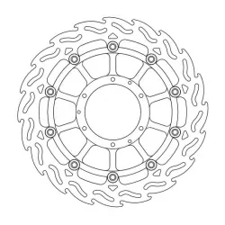 Δισκόπλακα μοτοσυκλέτας MOTO-MASTER FLAME FRONT DISC R CBR 1000 RR ABS 16 Δισκόπλακα μοτοσυκλέτας MOTO-MASTER FLAME FRONT DISC R CBR 1000 RR ABS 16