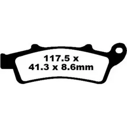 Τακάκια μοτοσυκλέτας EBC HH SINT SCOOTER SFA324HH Τακάκια μοτοσυκλέτας EBC HH SINT SCOOTER SFA324HH