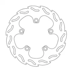 Δισκόπλακα MOTO-MASTER FLAME REAR DISC YAMAHA FZ6 R 600 Δισκόπλακα MOTO-MASTER FLAME REAR DISC YAMAHA FZ6 R 600