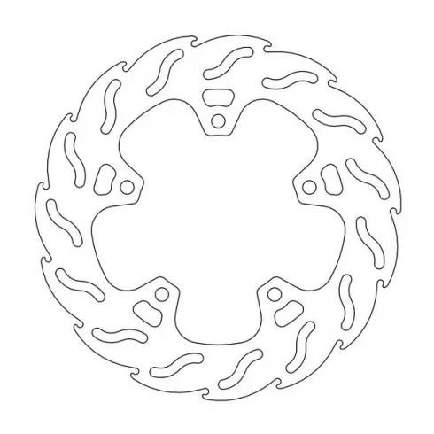Δισκόπλακα MOTO-MASTER FLAME REAR DISC YAMAHA Δισκόπλακα MOTO-MASTER FLAME REAR DISC YAMAHA