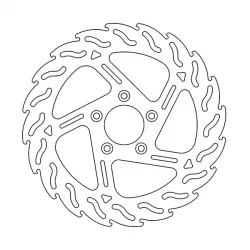 Δισκόπλακα MOTO-MASTER BRAKE ROTOR FIX FLAME R Harley Davidson XL 883 R 10-13