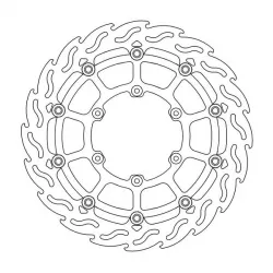 Δισκόπλακα MOTO-MASTER BRAKE ROTOR FLOAT FLAME YAMAHA YZ 450 FX 23 Δισκόπλακα MOTO-MASTER BRAKE ROTOR FLOAT FLAME YAMAHA YZ 450 FX 23