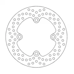 Δισκόπλακα MOTO-MASTER HALO REAR DISC KAWASAKI ZX-6 R 636 ABS Δισκόπλακα MOTO-MASTER HALO REAR DISC KAWASAKI ZX-6 R 636 ABS
