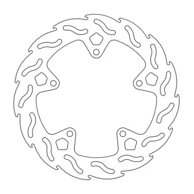 Δισκόπλακα MOTO-MASTER BRAKE ROTOR FIX FLAME RIGHT YAMAHA XJ 6 16