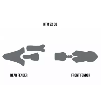 Mud Deflector Twin Air - KTM SX50