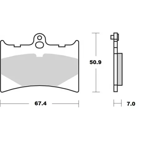 Τακάκια φρένων MOTO-MASTER BRAKE PAD CERAMIC APRILIA RS 125 05 Τακάκια φρένων MOTO-MASTER BRAKE PAD CERAMIC APRILIA RS 125 05