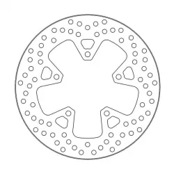 Δισκόπλακα MOTO-MASTER BRAKE ROTOR ROUND KTM SUPER DUKE 1290 R ABS