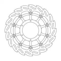 Δισκόπλακα MOTO-MASTER FLAME RIGHT DISC HONDA CBR 300 R Δισκόπλακα MOTO-MASTER FLAME RIGHT DISC HONDA CBR 300 R