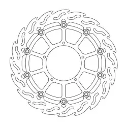 Δισκόπλακα MOTO-MASTER BRAKE ROTOR FLOAT FLAME SUMO APRILIA SXV 550 12
