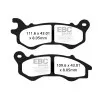 Τακάκια μοτοσυκλέτας EBC BRAKE PAD CARBON SCOOTER