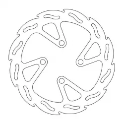 Δισκόπλακα MOTO-MASTER BRAKE ROTOR FIX FLAME RIGHT HONDA Z 125 21