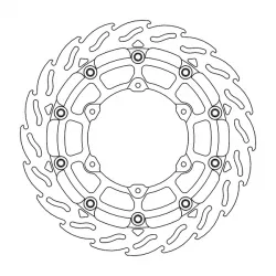 Δισκόπλακα MOTO-MASTER BRAKE ROTOR FLOAT FLAME KTM	SMC 690 R ABS 23
