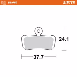 Τακάκια φρένων MOTO-MASTER BRAKE PAD SINTERz
