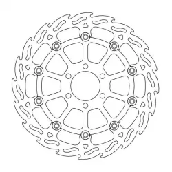 Δισκόπλακα εμπρός MOTO-MASTER BRAKE DISC FLAME FRONT L DUCATI MULTISTRADA V4 1200 ABS 23