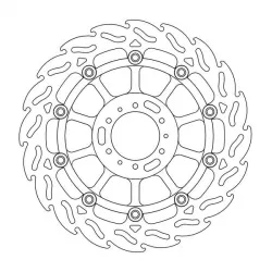 Δισκόπλακα MOTO-MASTER BRAKE ROTOR FLAME RIGHT HONDA CB 1100 EX ABS Δισκόπλακα MOTO-MASTER BRAKE ROTOR FLAME RIGHT HONDA CB 1100 EX ABS