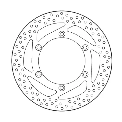 Δισκόπλακα MOTO-MASTER BRAKE ROTOR FIX ROUND TRIUMPH SCRAMBLER 865 16