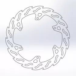 Δισκόπλακα MOTO-MASTER BRAKE ROTOR FIX FLAME YAMAHA MT-125 ABS 22-23 Δισκόπλακα MOTO-MASTER BRAKE ROTOR FIX FLAME YAMAHA MT-125 ABS 22-23