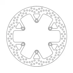 Δισκόπλακα MOTO-MASTER BRAKE ROTOR FIX ROUND L/R HONDA	VF 750 C 03