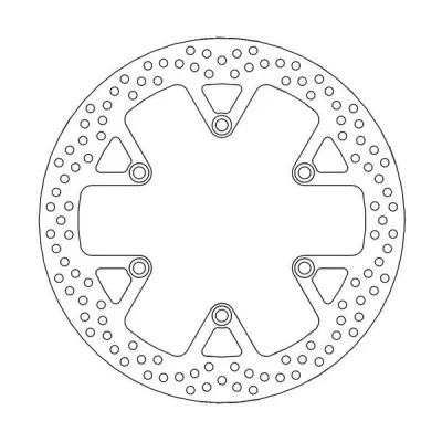 Δισκόπλακα MOTO-MASTER BRAKE ROTOR FIX ROUND L/R HONDA	VF 750 C 03