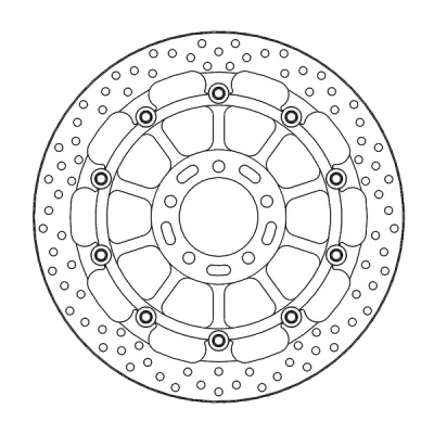 Δισκόπλακα MOTO-MASTER BRAKE DISC HALO FLOAT L/R KTM DUKE 890 ABS 23