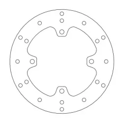 Δισκόπλακα MOTO-MASTER REAR DISC ROUND POLARIS SPORTSMAN 800 EFI 4X4 07