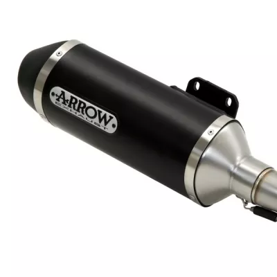 Τελικό εξάτμισης μοτοσυκλέτας ARROW MUFFLER URBAN BK/BK XCTNG