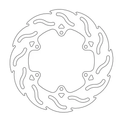 Δισκόπλακα MOTO-MASTER BRAKE ROTOR FIX FLAME LEFT VESPA GTS 125 IGET ABS 22