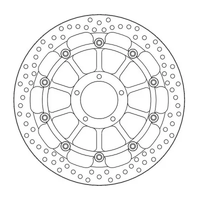 Δισκόπλακα MOTO-MASTER BRAKE DISC HALO T-FLOATER DUCATI STREETFIGHTER V4 1100 ABS 23