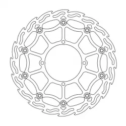 Δισκόπλακα MOTO-MASTER SM STREET FLAME KAWASAKI \