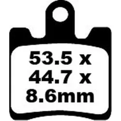 Τακάκια μοτοσυκλέτας EBC SFA ORG SCOOTER SFA283/4 Τακάκια μοτοσυκλέτας EBC SFA ORG SCOOTER SFA283/4