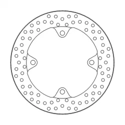 Πίσω δισκόπλακα μοτοσυκλέτας MOTO-MASTER BRAKE DISC HALO HONDA X-ADV 750 ABS 23